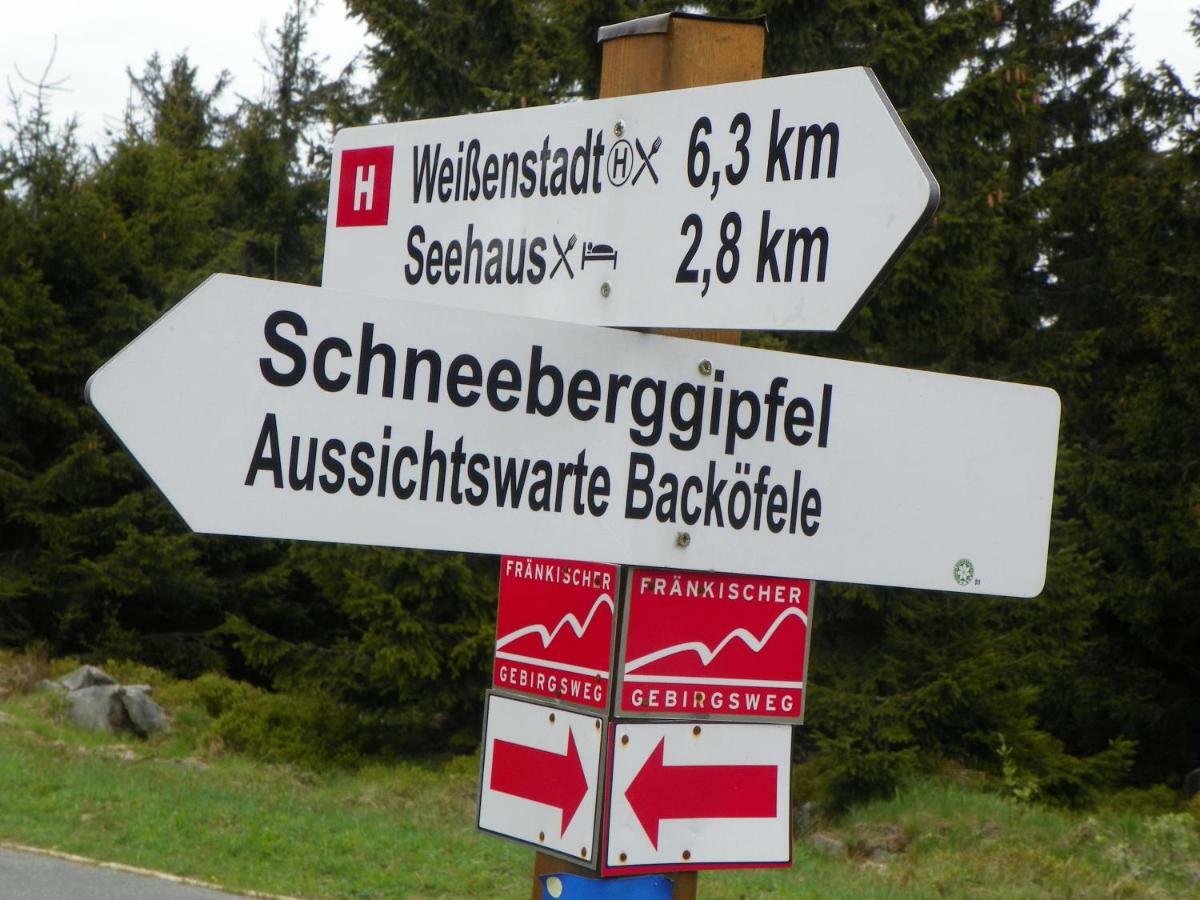 Ferienwohnung Am Weissenstaedter See Weißenstadt Esterno foto